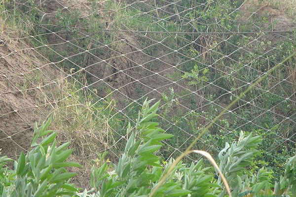 邊坡柔性防護網施工